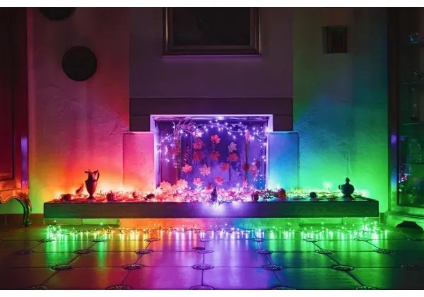 Twinkly TWS250SPP-TEU - LED RGBW Kültéri füzér 250xLED 23,5m IP44 Wi-Fi