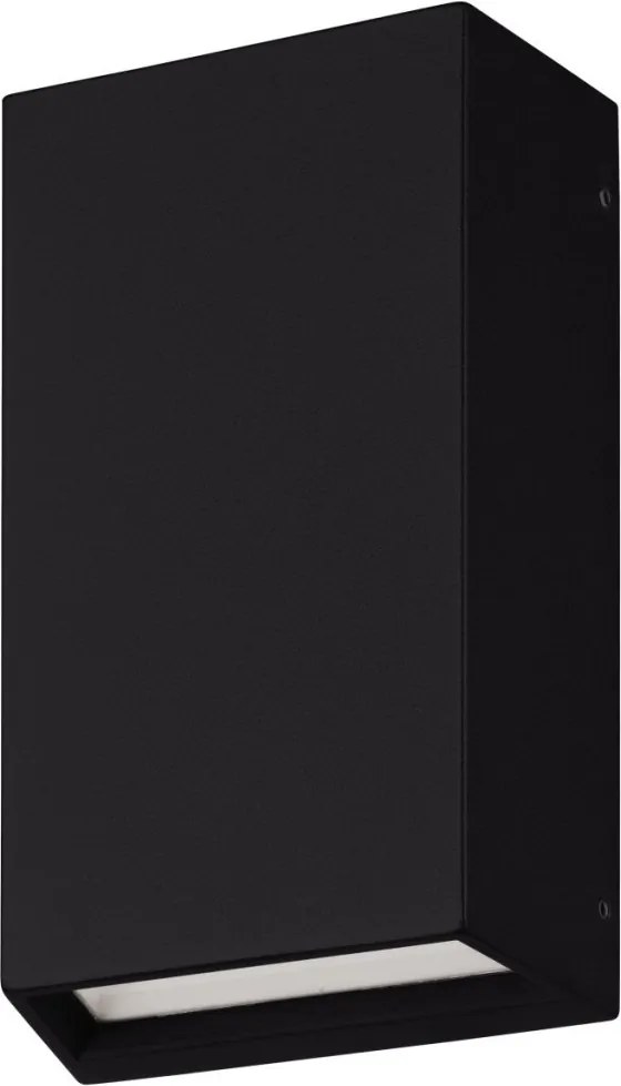 EGLO 900886 SPONGANO Modern Kültéri Fali Lámpa Fekete, Átlátszó LED IP65