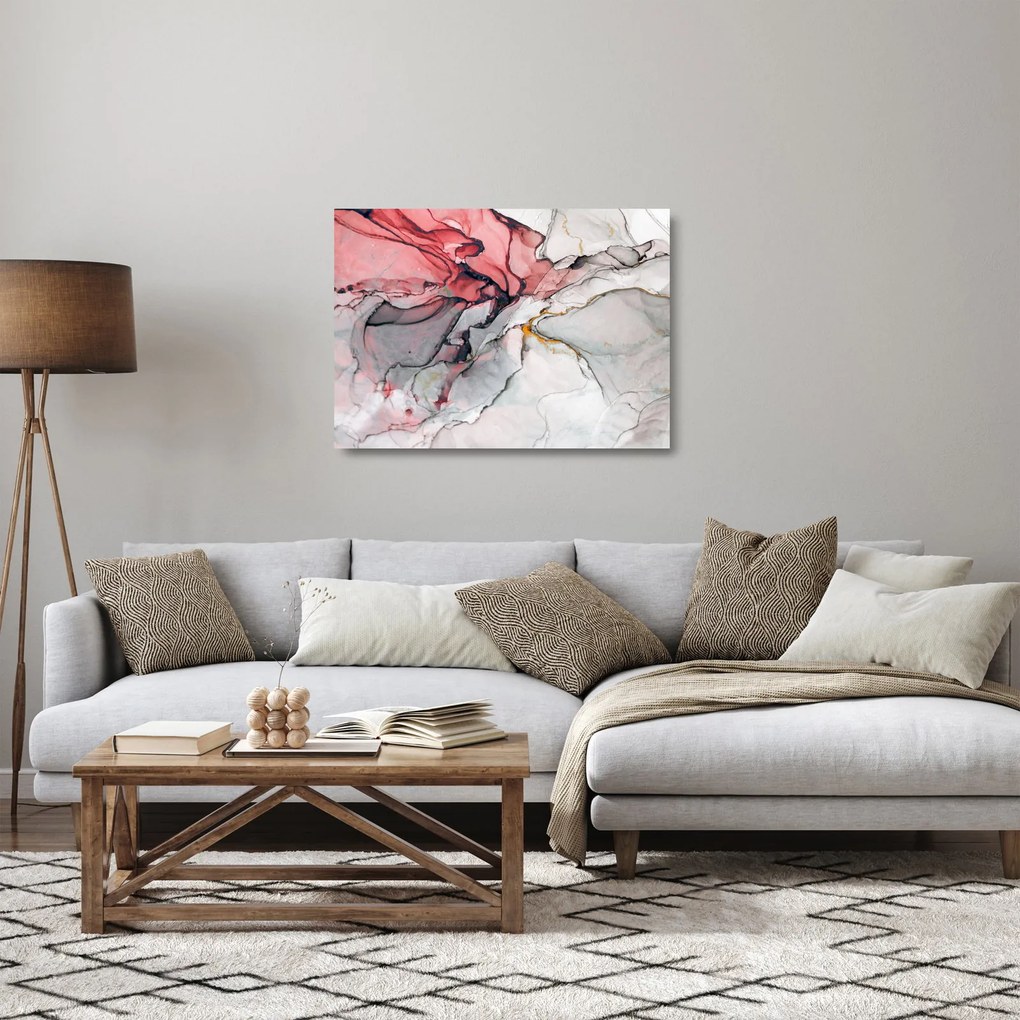 Az absztrakció képe (üvegen) (70x50 cm)