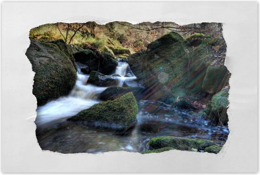 Poszterek 120x80 Látvány Hegyi folyó