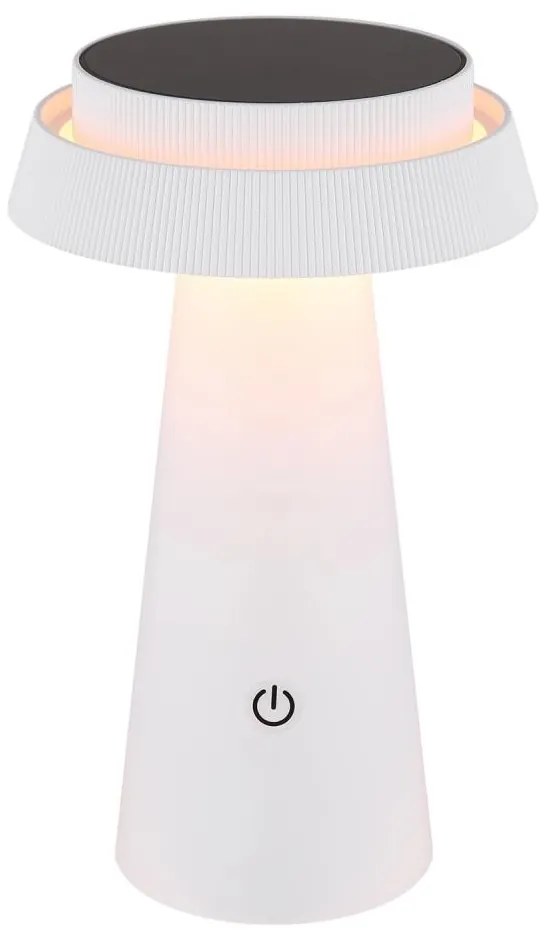 Globo 36624W - LED Dimmelhető napelemes érintős lámpa LED/4W/3,7W IP54 fehér