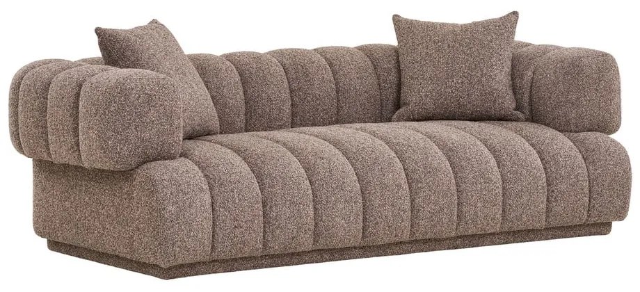 Barna kanapé 226 cm Aurora – House Nordic