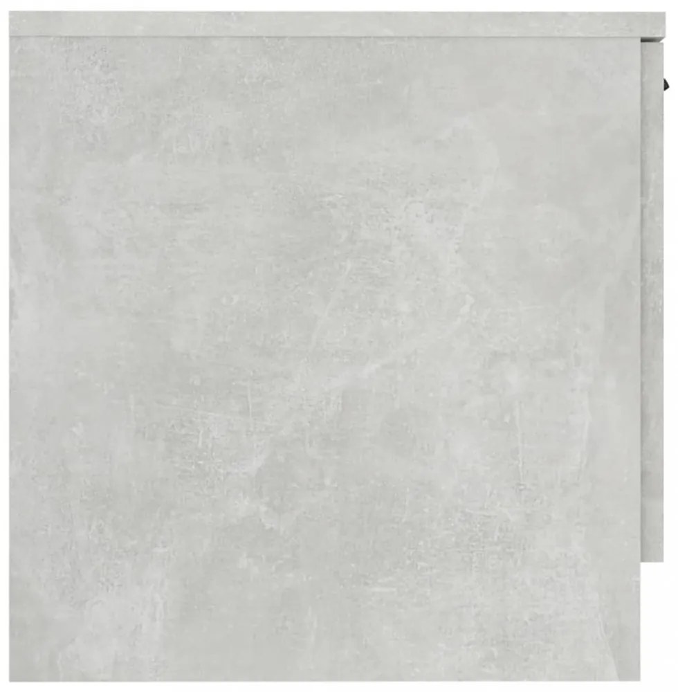 2 db betonszürke éjjeliszekrény 40 x 39 x 40 cm