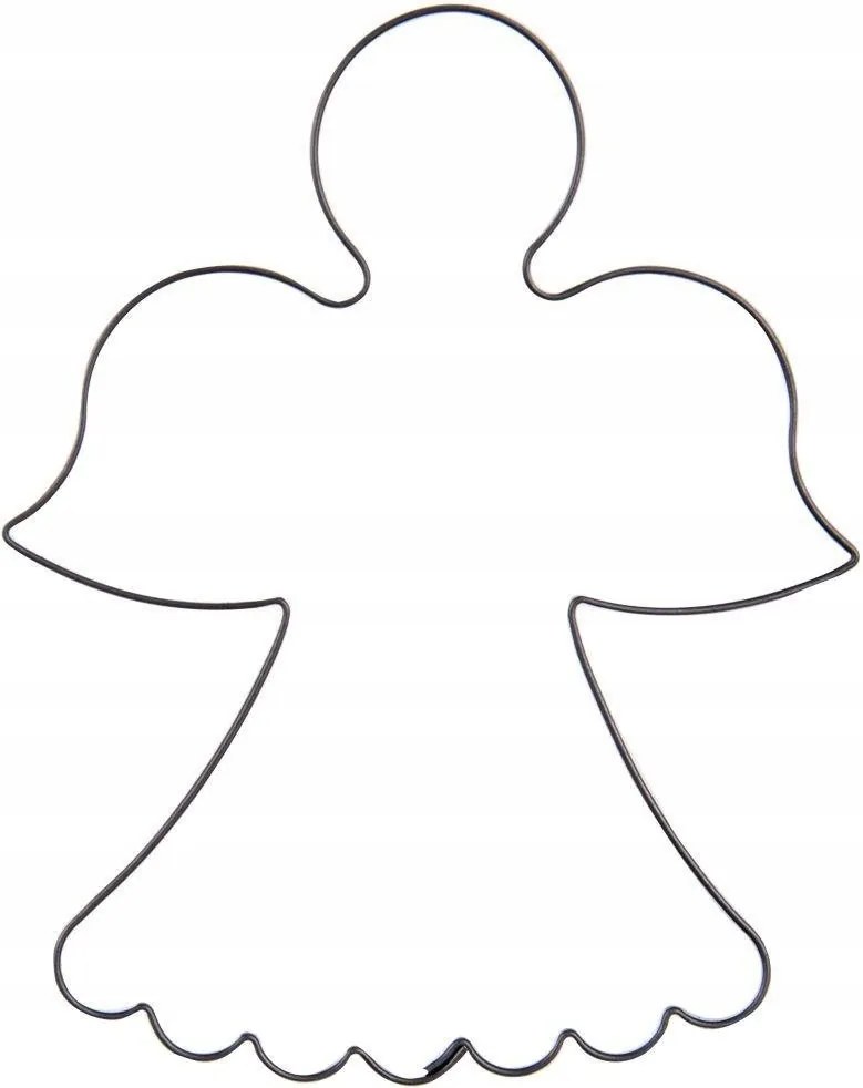 Kekszforma Keksz Lyukasztó Karácsonyi Angyal Angyalka 124955