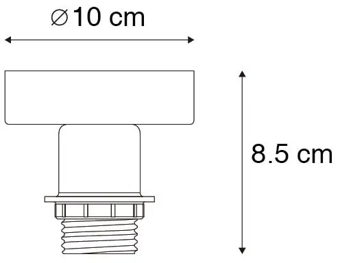 Acél mennyezeti lámpa - Combi