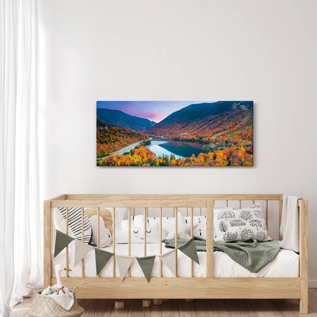 Kép - White Mountain, New Hampshire, USA (120x50 cm)