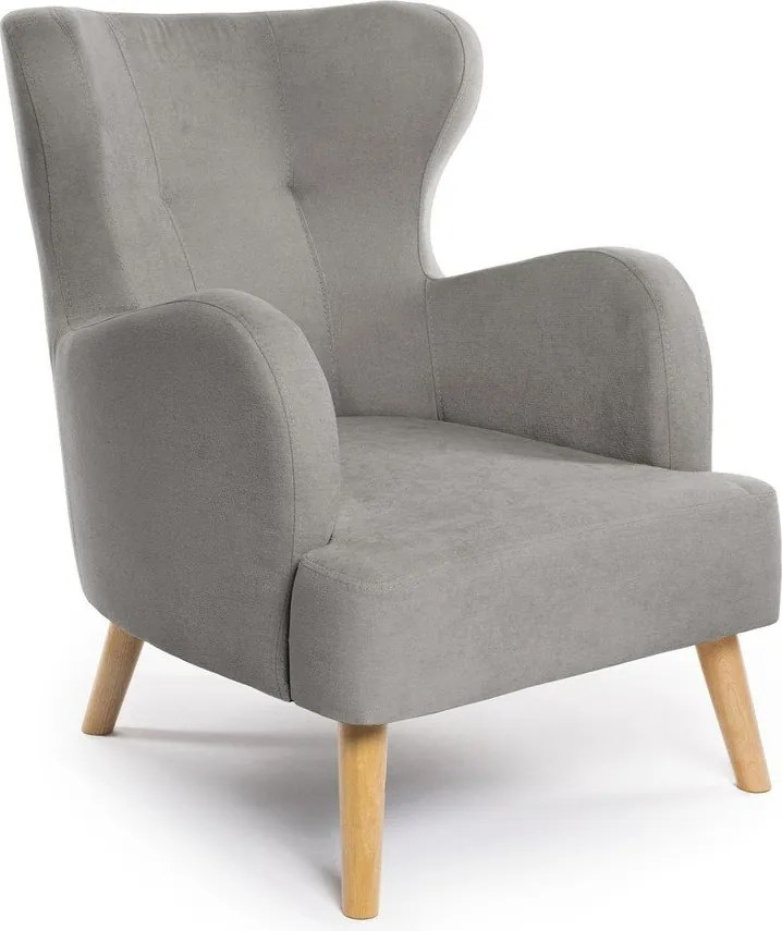 Világosszürke füles fotel Noemye – Bonami Selection