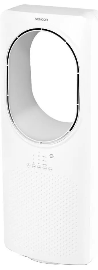 Sencor Sencor - Lapát nélküli padlóventilátor 50W/230V fehér + távirányítás FT1195