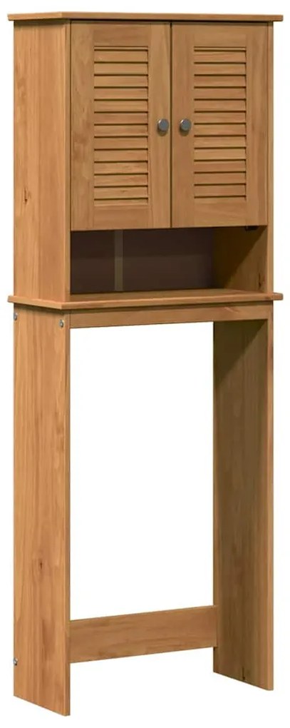 WC Szekrény VIGO mézbarna 60 x 27 x 161 cm Tömör fenyőfa