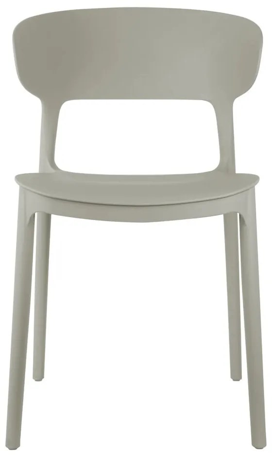 Szürke műanyag étkezőszék Fain – Leitmotiv