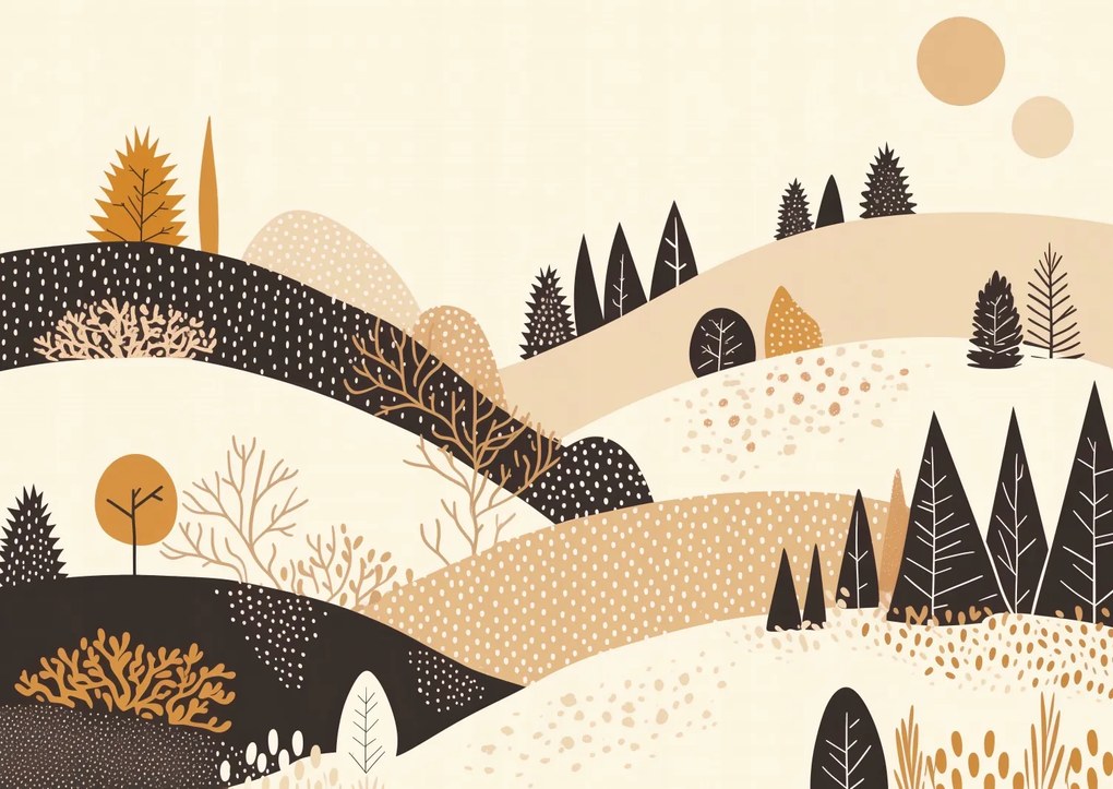 Poszter 84x59,5cm Ősz a hegyekben