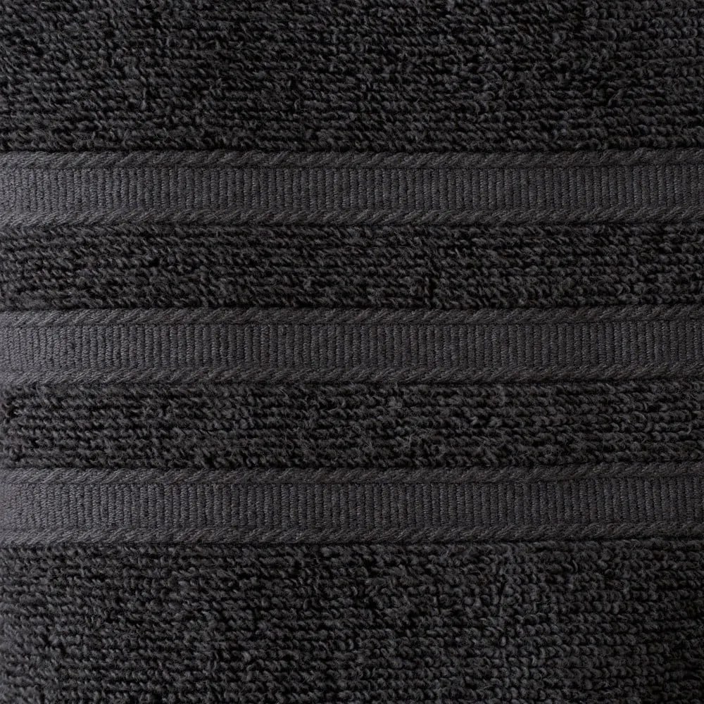 Sötétszürke frottír pamut fürdőlepedő szett 2 db-os 90x140 cm Zero Twist – Catherine Lansfield