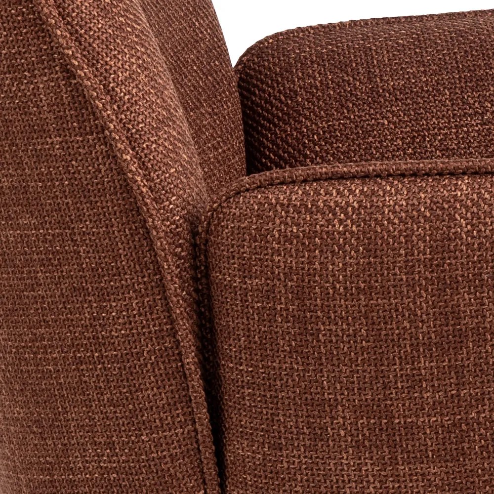 MAZZONI EXPORT YUNI Terrakotta (Basel 44 szövet) - MODERN KÁRPITOZOTT FORGÓSZÉK NAPPALIBA/ÉTKEZŐBE/LOFT IRODÁBA