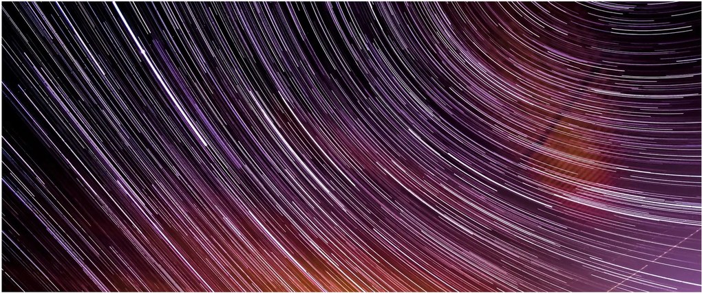 Homályos csillagok képe az égen (120x50 cm)