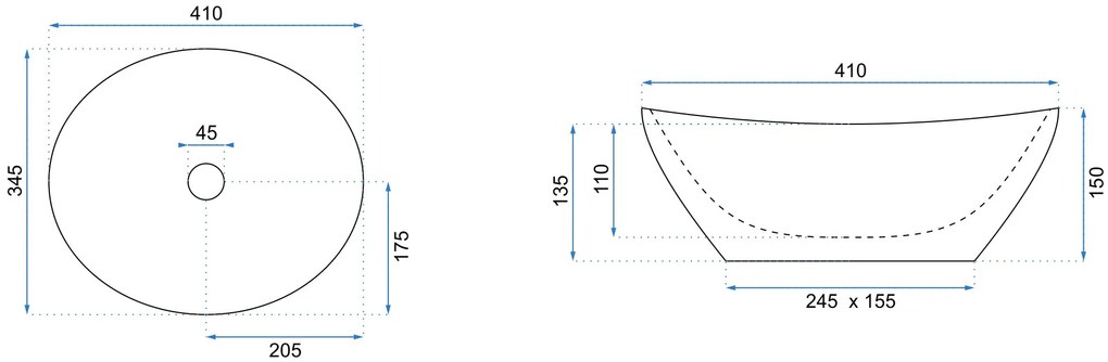Rea Sofia Light Stone, munkalap mosogató 41x35 cm, kőszürke utánzat, REA-U0165