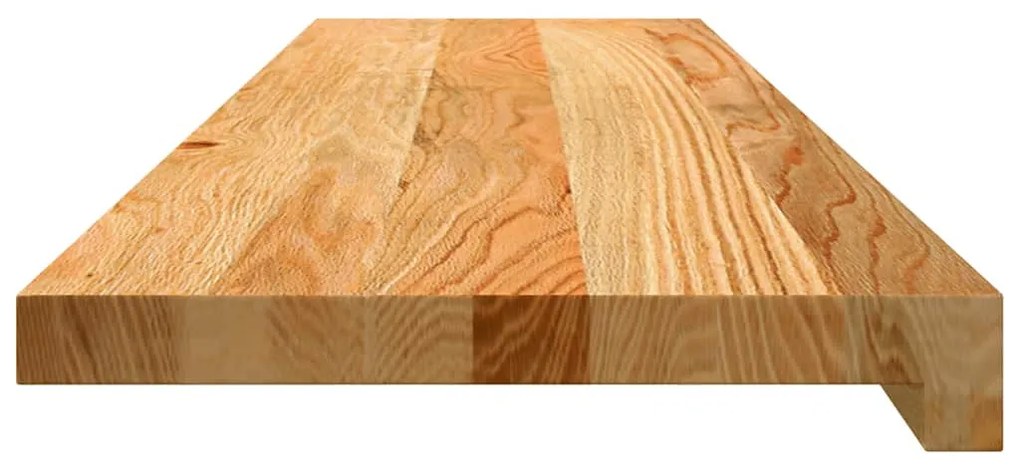 20 db tömör tölgyfa világosbarna lépcsőfokok 100x30x2 cm
