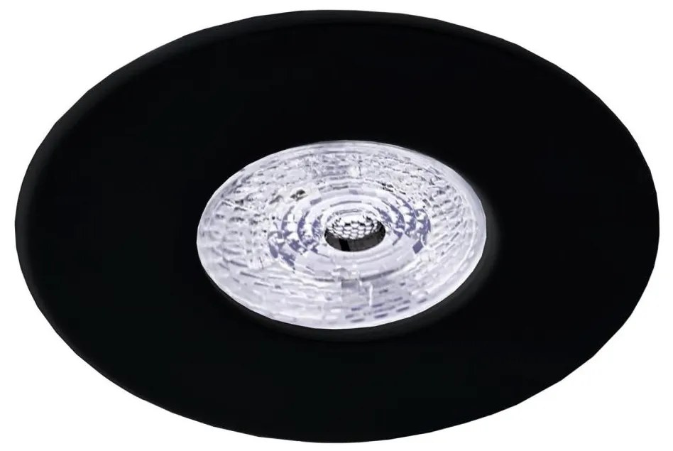 Brosline 3026 - Beépíthető mennyezeti lámpa CHITO 1xGU10/10W/230V fekete