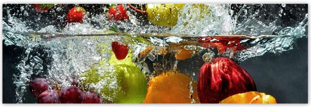Poszterek 200x66 Gyümölcsök a vízbe esve