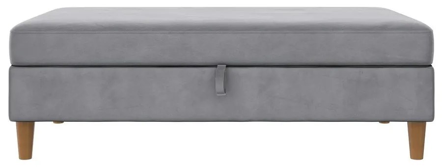 Világosszürke bársony lábtartó Lilly – Støraa