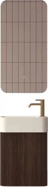 AREZZO design SORELLA 45 cm-es alsószekrény 1 ajtó, dió
