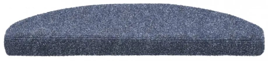 15 db kék öntapadós lépcsőszőnyeg 65x21x4 cm