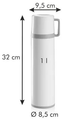 Tescoma CONSTANT CREAM termosz bögrével, 1 l