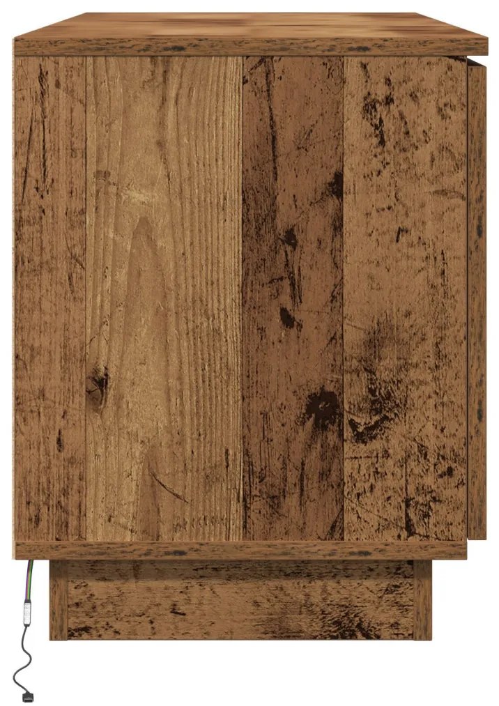 TV Szekrény Régi Fa 100x38x49 cm Szerelt Fa