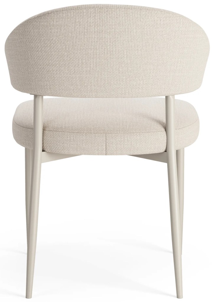 MAZZONI EXPORT IRIS Bézs (Basel 24 szövet)/szürke-bézs váz (cashmere) - MODERN KÁRPITOZOTT SZÉK BOHO STÍLUSÚ NAPPALIBA/ÉTKEZŐBE