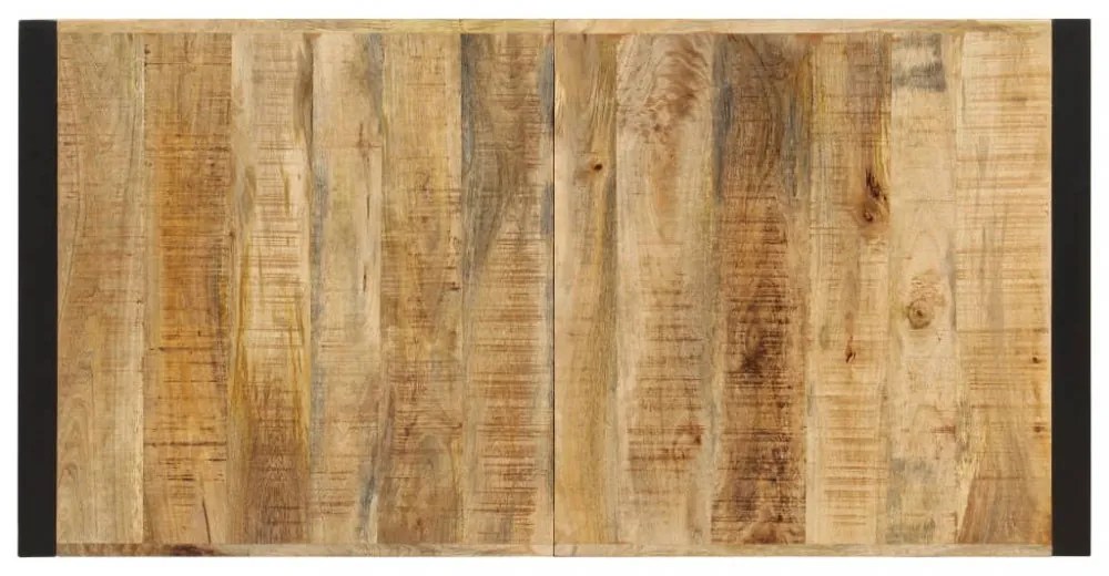 tömör mangófa étkezőasztal 140 x 70 x 75 cm