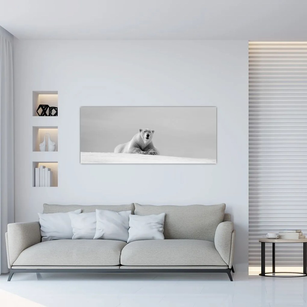 Kép - Jegesmedve (120x50 cm)
