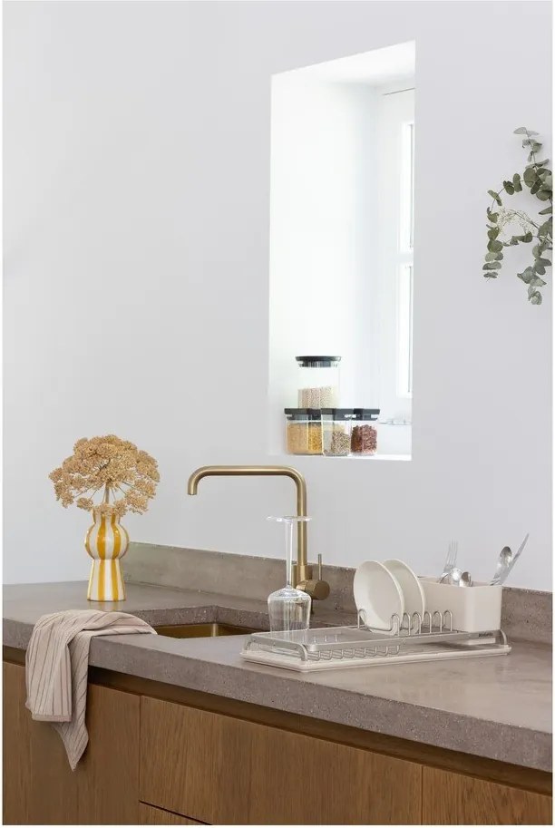 Bézs fém edényszárító 46x20 cm – Brabantia