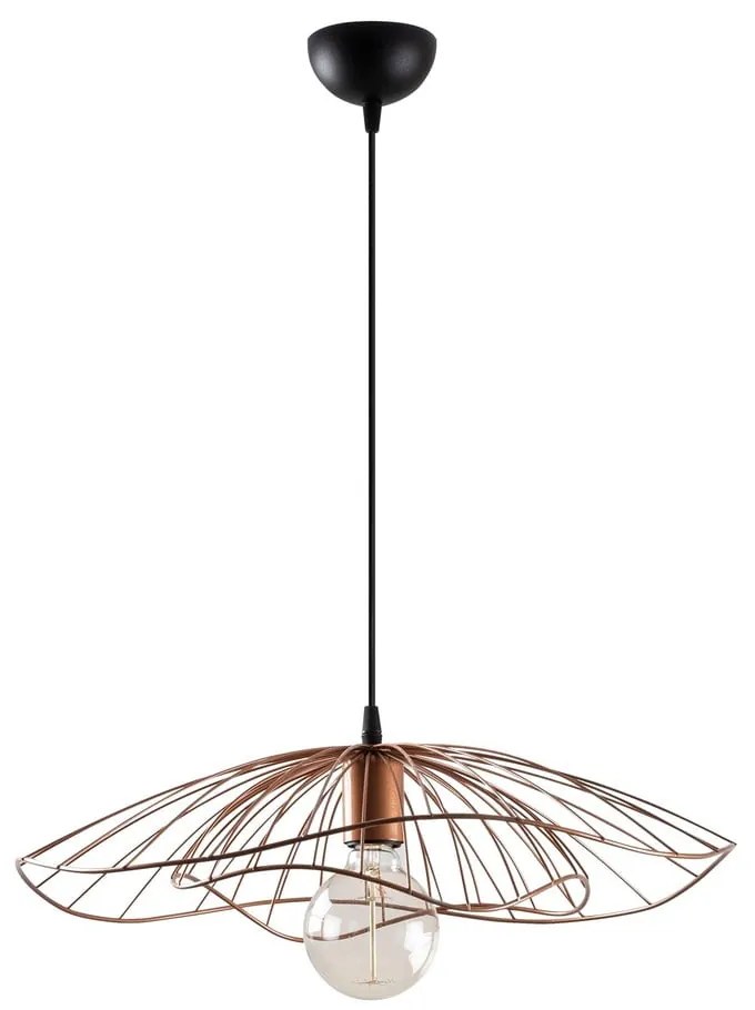 Rézszínű függőlámpa ø 50 cm Tel – Opviq lights