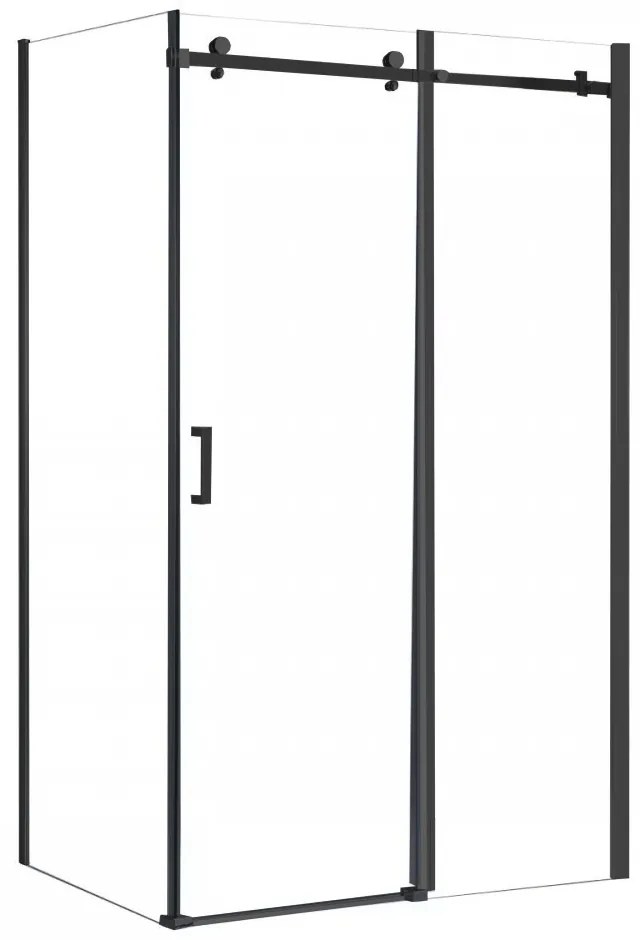 Bold-in 80x100 cm aszimmetrikus zuhanykabin zuhanytálca nélkül