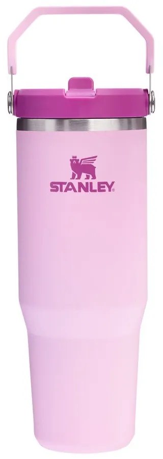 Rózsaszín termosz 890 ml IceFlow Flip Straw 2.0 – Stanley