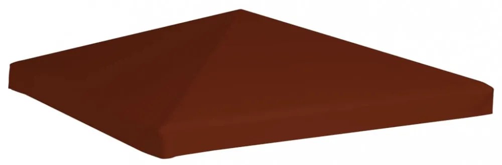 terrakotta pavilon tetőponyva 310 g/m² 3 x 3 m