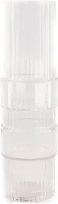 Üveg váza 8x29cm Modern Dekoratív váza ajándékba