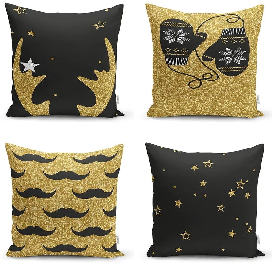 Covers Winter 4 db-os zsenília párnahuzat szett, 42 x 42 cm - Minimalist Cushion Covers