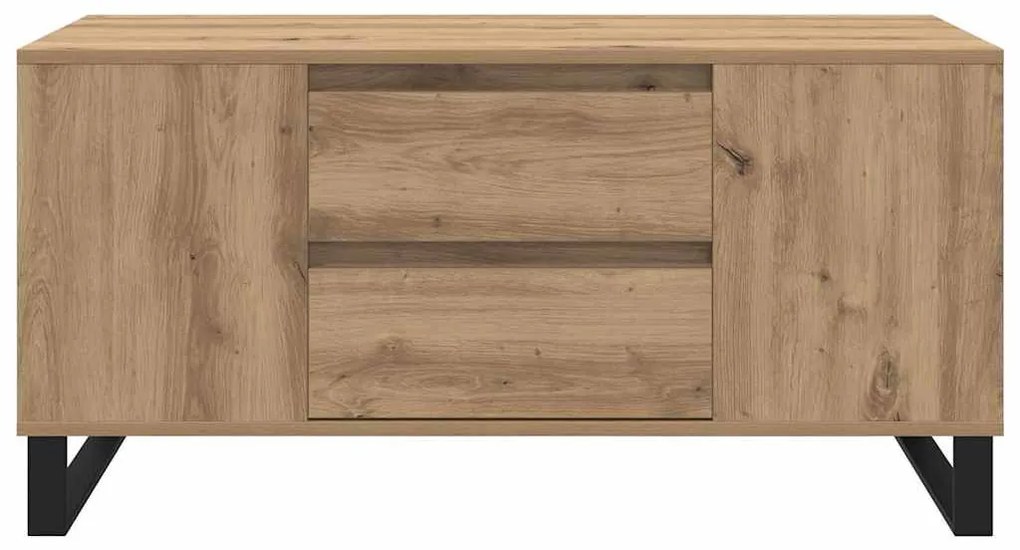 vidaXL Dohányzóasztal Artisan tölgy 102 x 44,5 x 50 cm Faanyag