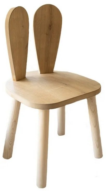 Gyermekszék Bunny Chair - Barna