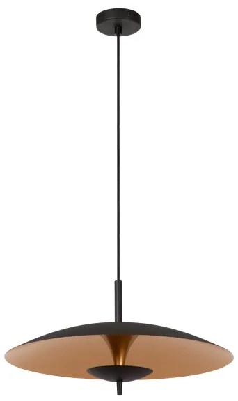 Lucide 30461/09/30 - VULCAN LED/9W/230V állítható fekete függeszték