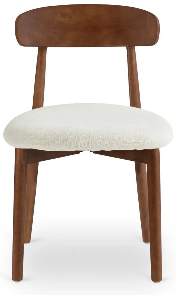 Krzesło ALVIN Orzech/Beż