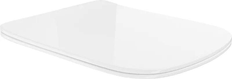 Mexen lassan lecsukódó slim duroplast deszka, fehér fényes - 39120100