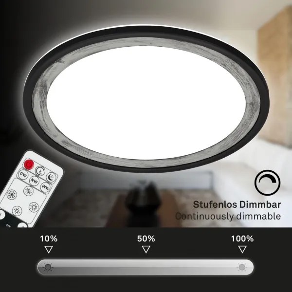 Brilo - LED Dimmelhető mennyezeti lámpa SLIM LED/22W/230V 2700-6500K + + távirányító