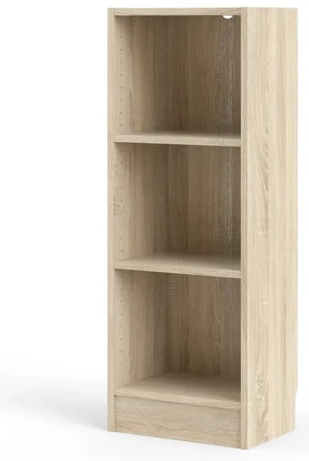 Basic könyvespolc tölgyfa dekorral, 41 x 107 cm - Tvilum