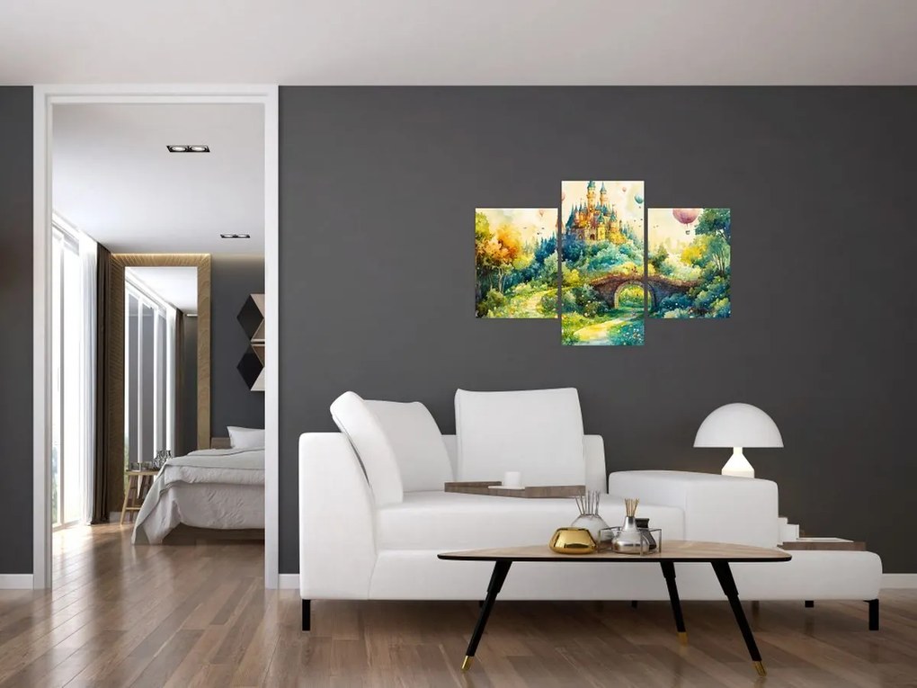 Kép - Mesebeli kastély (90x60 cm)