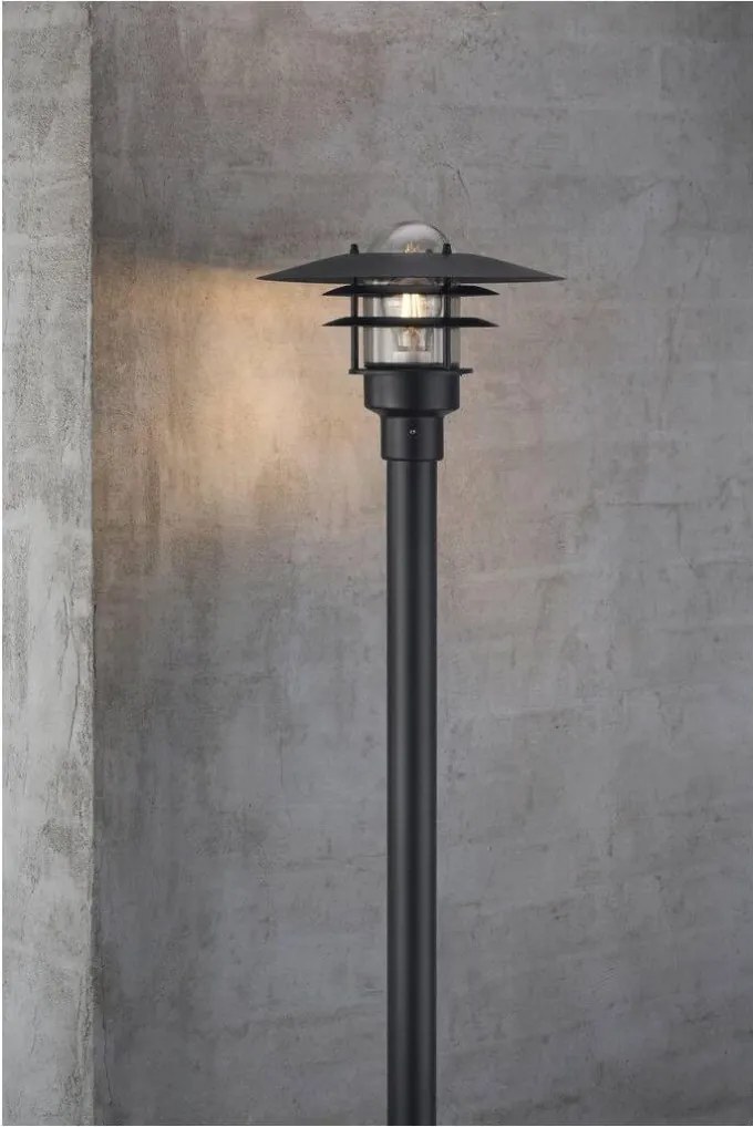 NORLDUX 71428003 LONSTRUP Modern Kültéri Állólámpa Fekete E27 IP44