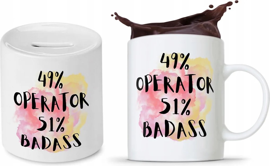 Kezelői Készlet Bögre Persely Ajándék fényképes nyomtatással