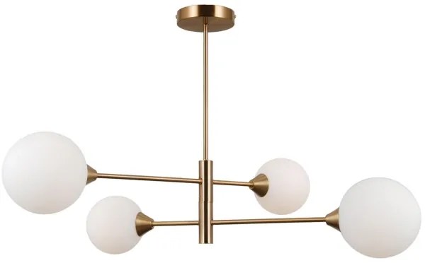 ITALUX PND-55342-4-HB - EVORA 4xG9/5W/230V mennyezeti lámpa, réz