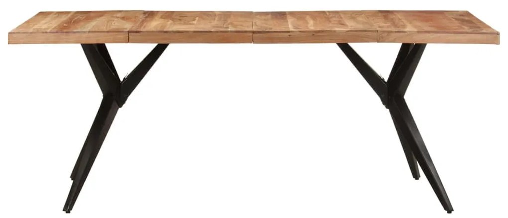 Tömör akácfa étkezőasztal 200 x 90 x 76 cm
