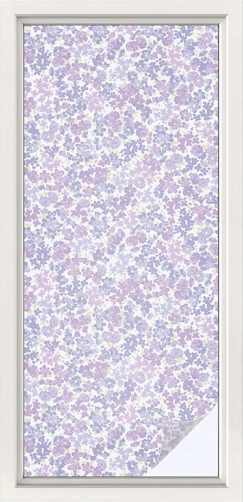 Öntapadós Ablakfólia Adatvédelem Virágos könnyedség 50x116